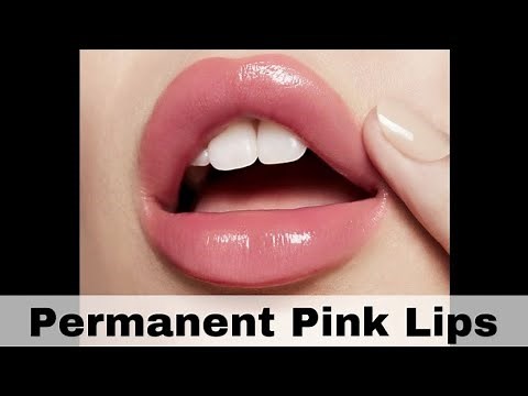 DIY Permanent Pink Lips At Home .