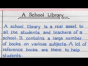Essay On A School Library In English || A School Library Essay In English || Study Koro ||