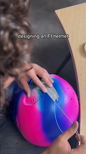 How an F1 Helmet is Hand Painted! #f1