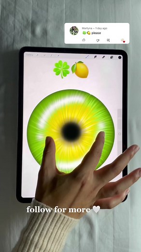 How to draw (iris) an Eye in procreate #procreatetutorial #digitalart #procreate #howtodraweyes #ipaddrawing