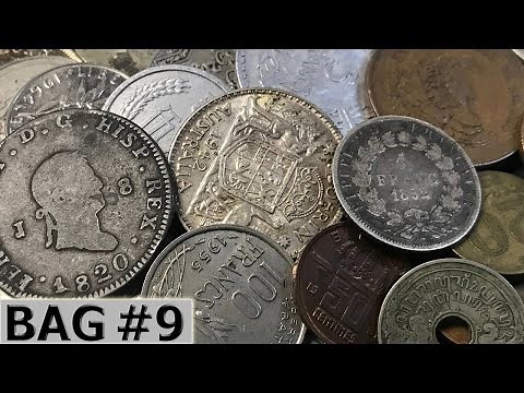 EXTREMELY OLD & RARE COINS DISCOVERED In Foreign Coin 1/2 Pound Search - Hunt #9