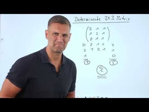 Calculating the Determinant of a 3x3 Matrix (Alternative Method) | Math by Daniel Jung