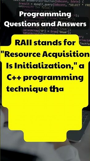 What is the "RAII" principle in C++? | #CPlusPlus #RAII #Programming | Learn with PGCProjects