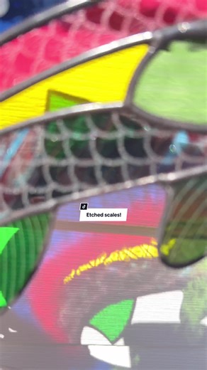 Etched Scales Glass Art with xTool P2 | Keith Hastings Artist