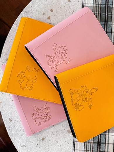 Custom Pokemon Binder Engraving - Etsy
