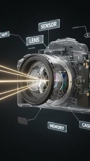 How a Digital Camera Works – 3D Animation #3danimation
