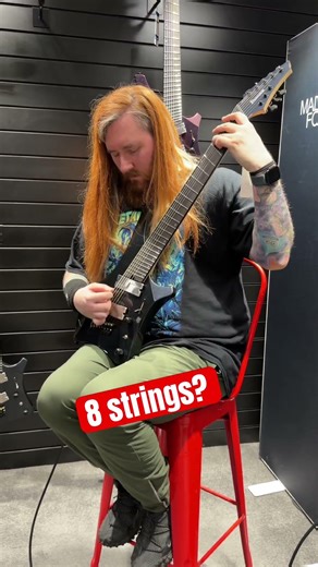 The new ibanez 8 string alpha guitar