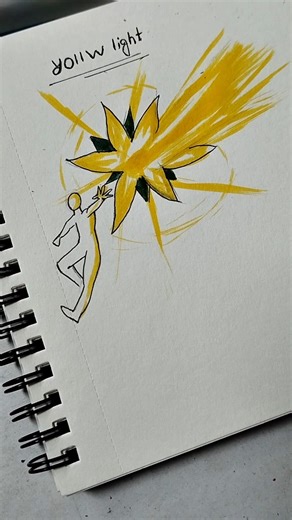 How to draw body With ( yellow light, blue light) #howtodraw #bodydrawing #shorts #artist