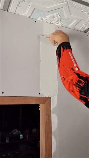 GRC wall puttying technique. #shorts