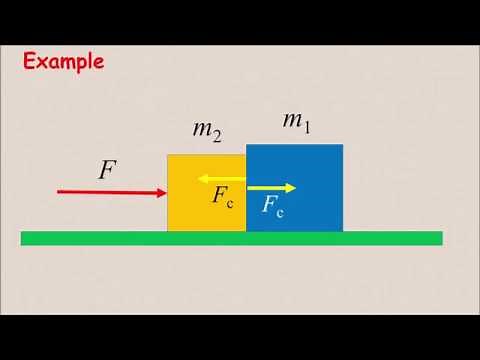SPS 05-10 Pushing Two Blocks on a Frictionless Surface