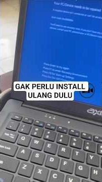 solusi urgen laptop axio biar bisa masuk Windows nggak sempat instal ulang #shorts