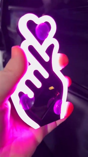 Solar Powered LED light #neonlights #ledlight #carstiktok #caraccessories #neon