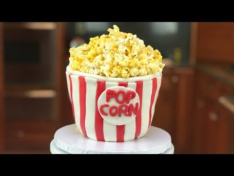 How to Make a POPCORN CAKE | Baking with Ryan