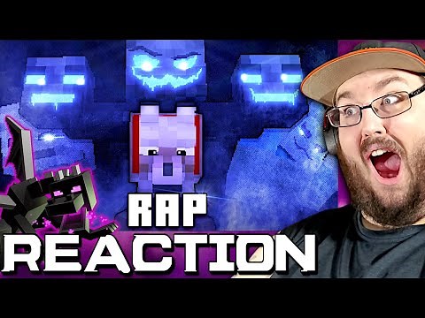 MINECRAFT WITHER RAP "Entropy of Vengeance" & ENDER DRAGON RAP "In the Sky" MINECRAFT SONG REACTION!
