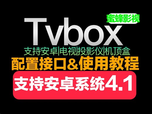 【支持所有安卓系统！】四个大佬的配置接口及小白使用教程|软件支持手机平板/电视机/机顶盒/投影仪|安卓系统4.1-4.4/5.1