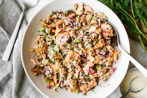 Flaky Salmon Salad - Downshiftology
