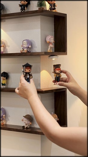 1.5M views · 5.6K reactions | Corner Wall Shelf with Built-In Lights for a Cozy Modern Display #interiordesign #homedecor #Furniture | Androf | Facebook