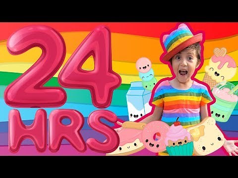 24 HORAS COMIENDO ARCOIRIS UNICORNIO