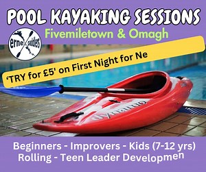 STILL TIME TO BOOK - POOL KAYAKING SESSIONS FOR BEGINNERS 💥 BOOK ONLINE NOW! Use the links below 😃 Try the first session for £5 THIS WEEK and if you like it and want to continue you can book the full course. Fivemiletown College & Community Youth Annexe Courses: 👉EP Kayak - Beginners - Mondays - 8pm: https://bit.ly/FMTBegNov2025 👉EP Kayak - First Strokes for Beginners - Fridays - 8:45pm: https://bit.ly/FMTFriBegNov2025 Omagh Leisure Complex Courses: 👉EP Kayak - Beginners - Thursdays - 7:45p