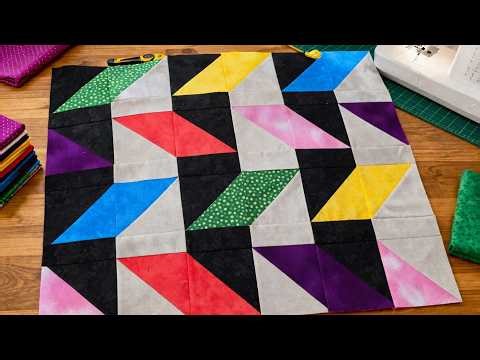 You Won’t Believe This Stunning Pattern Made from Simple Squares!! (so easy)
