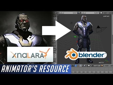 How to Convert XNALARA Models to Blender- [Animator’s Resource]