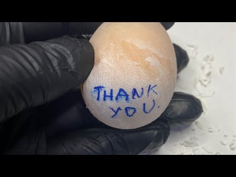 LIVE RAW EGG PEELING #031 #asmr #odlysatisfying #calmingsounds