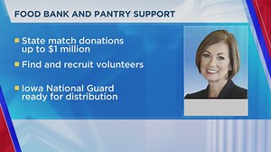 Iowa governor announces support for food banks amid SNAP benefit pause due to federal shutdown