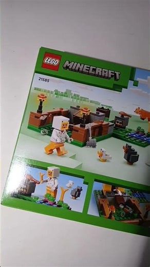 Lego Minecraft chicken farm #shortfeed #lego #minecraft #short #subscribe #viral #viralshorts