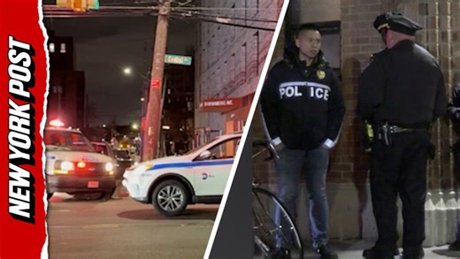 Scene after NYPD officer shoots, kills box cutter-wielding madman