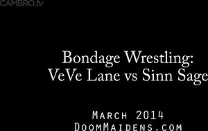 VeVe Lane vs Sinn Sage - Bondage Wrestling