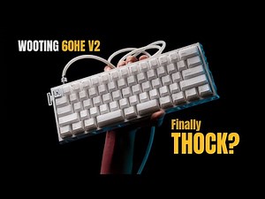 The CLEANEST White Wooting 60HE v2 Custom Build.