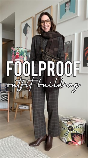 Works every time… I promise! Todays fit: Suit @ganni Turtleneck @uniqloau Socks @uniqloau Boots @essenthelabel Scarf @toteme Bag @fendi Glasses @moscotnyc @trendopticau Lippy @covergirlanz Melbourne style. Tonal outfit. Winter style. Winter outfit. Ageless style. Over 50 style. Personal stylist. Melbourne stylist. | Styled by Sally