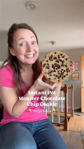 Giant Instant Pot Cookie: No More Tiny Cookies!