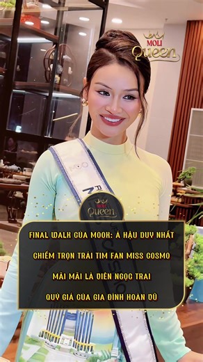 Love you so much @finalemook Have a great Final Walk ขอให้มีช่วงเวลาอำลาที่สวยงามนะ น้องสาว Mook #mookkarnruethaitassabut #misscosmo2025 #misscosmo2025bymoli #moliqueen #finalemook