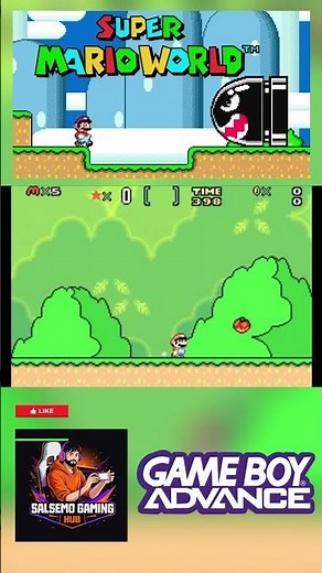 Super Mario World GBA Emulator Gameplay