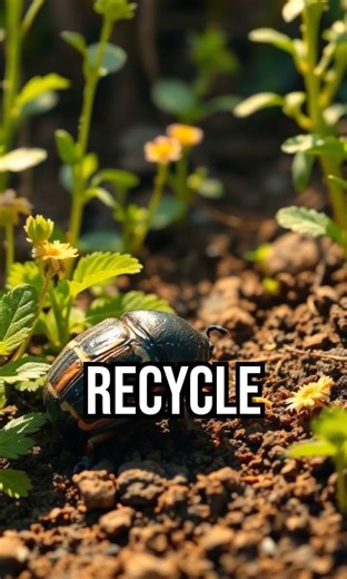 One Beetle Recycles More Than You Ever Will #ecosystem #wildlife