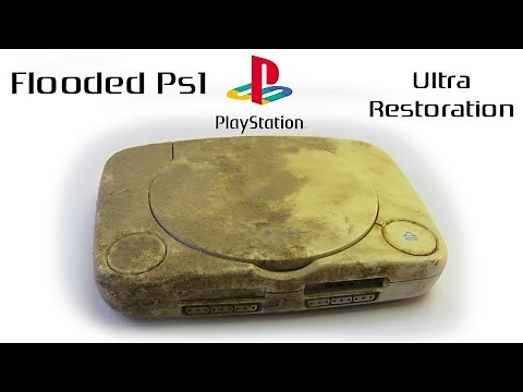 🛠️The Most Rusted and Challenging PS1 Restoration Ever🎮 Ultimate Flooded PS1 Restoration!