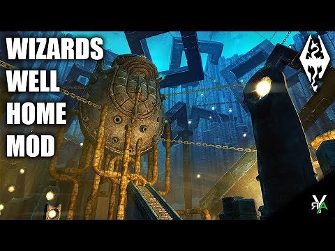 WIZARD'S WELL: Beautiful Mage Player Home- Xbox Modded Skyrim Mod Showcase
