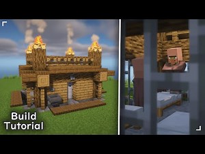 🚨 Small Village Prison Cell 🔒 | Minecraft Tutorial