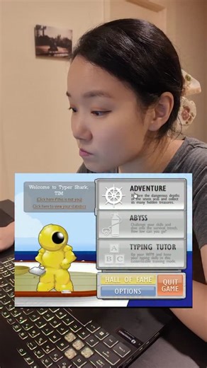 Tim Lee on Instagram: "#game Typer Shark Deluxe ⌨️🦈 #pcgame #typing #gamer #gamerlife"