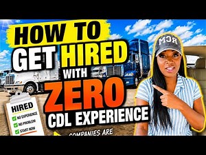 How To Get a Trucking Job (Even With ZERO Experience!) #cdl #cdlschools #cdldriver #truckdriver
