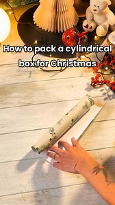 Magical Christmas cylindrical box package 🎁 | 5-Minute MAGIC