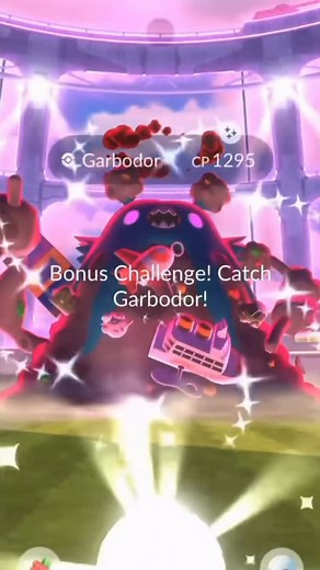The Shiny King👑 on Instagram: "✨Shiny GMAX Garbodor!✨ The Gigantamax Battles PROVIDE!!! Got my shiny GMAX trashy boi! I love this shiny and was happy to get this! How’d you do? • • • • • • • • Tags: #pokemon #pokémon #pokemongo #pokemongoshiny #pokemonshiny #pokemoncommunity #masterball #pokemoncommunity #shiny #shinypokemon #shinypokemongo #shinyhunter #shinyhunting #pikachu #xerneas #explore #explorepage #foryou #foryoupage #fyp #shinyhunter #reels #reelsinstagram #reelsinsta #reelsviral #tre