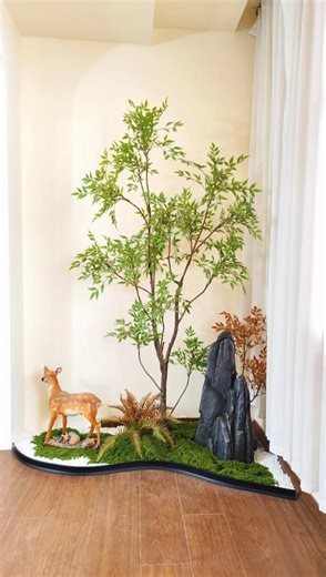 DIY Indoor Zen Garden Setup 🍃🦌