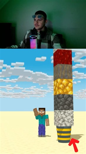 Who first break stone? #minecraft #minecraftshorts #shorts