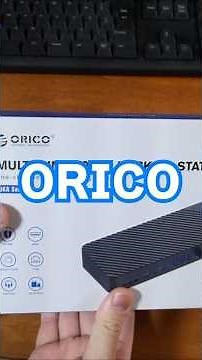 ORICO's convenient docking station supports 4K, screen expansion, SD card, wired LAN, and three t...