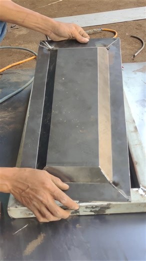 bending metal plate #welding