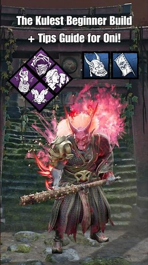 The Kulest Beginner Build + Tips Guide for Oni! #dbd #shorts #dbdshorts #deadbydaylight