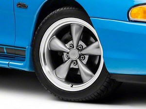 Mustang Bullitt Anthracite Wheel; 17x8; 30mm Offset (94-98 Mustang) - Free Shipping