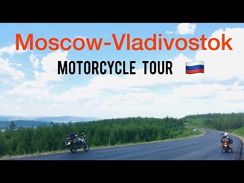 Moscow - Vladivostok Motorcycle tour. Siberian roads